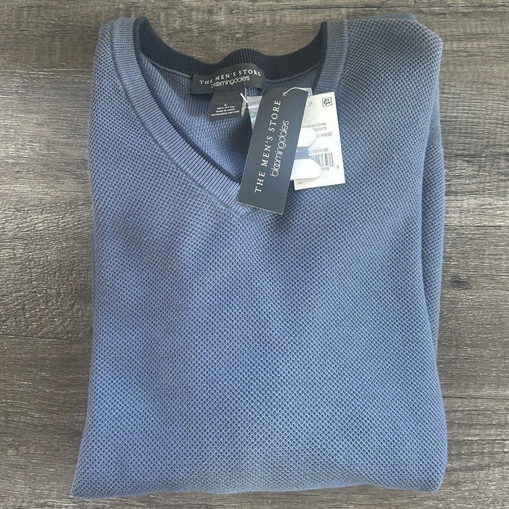 Bloomingdale’s - Bluestone (color) lightweight sweater